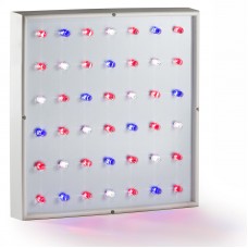 Xen-Lux 20 Watt LED Grow Lights Hydroponics Tri Band Light Panel Red White Blue for flowering with 42 High Output Bulbs Indoor Grow Rooms Tents Greenhouses   